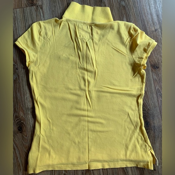 Hollister So Cal Stretch Yellow Women’s Polo Shirt - Picture 5 of 5